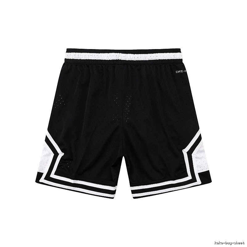 AJ Sporty Black and White Shorts