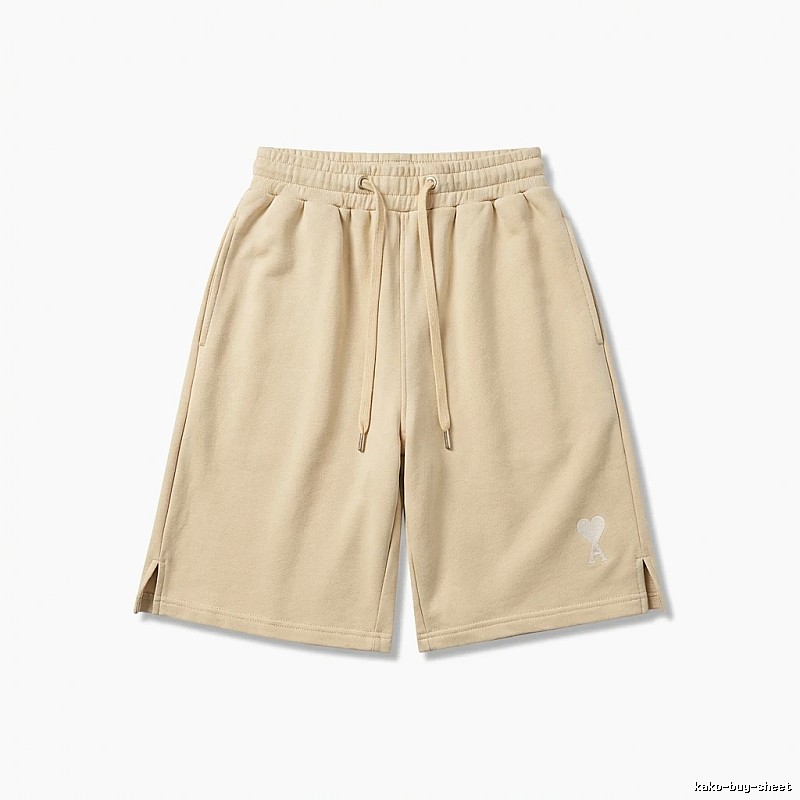 AMI casual style khaki shorts