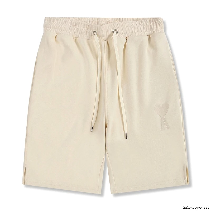 AMI casual style off-white shorts