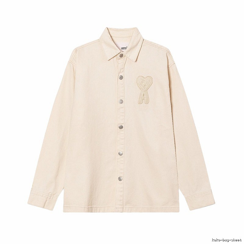 AMI Embroidered Love Style Shirt