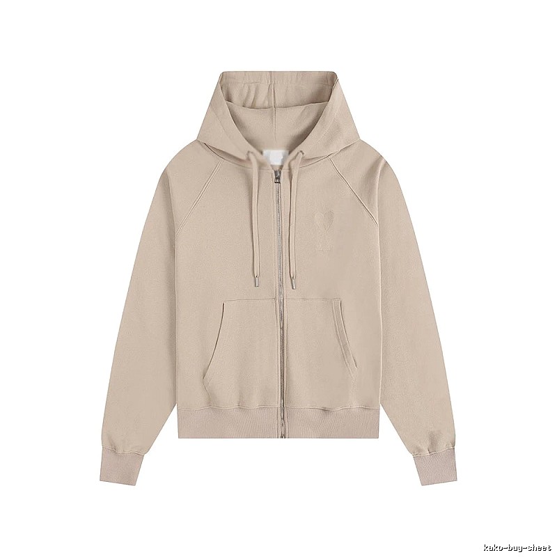 AMI Extremely Complex Style Beige Hoodie