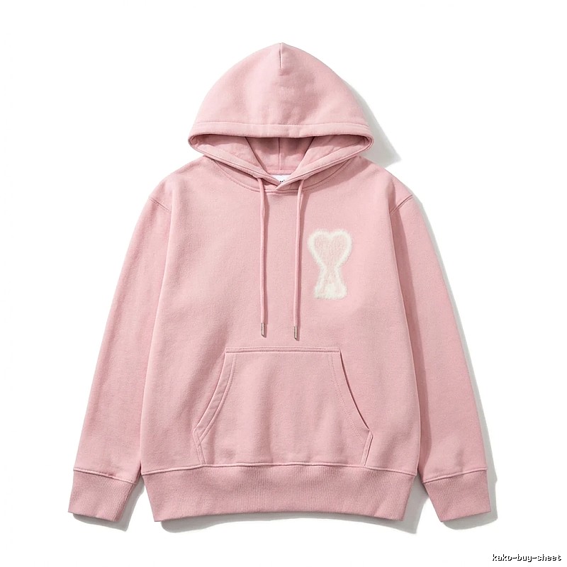 AMI Love Pink Hoodie