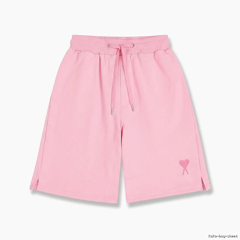 AMI pink shorts in a cute and casual style