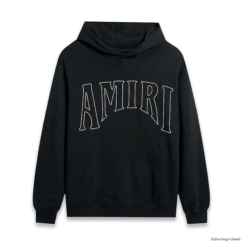 AMIRI Alphabet Style Black Sweatshirt