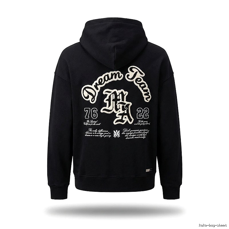 AMIRI Dream Team retro-style black sweatshirt