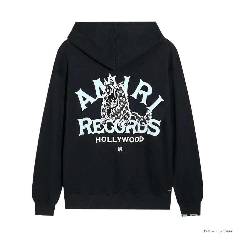 AMIRI Records Black Tide Cool Sweatshirt