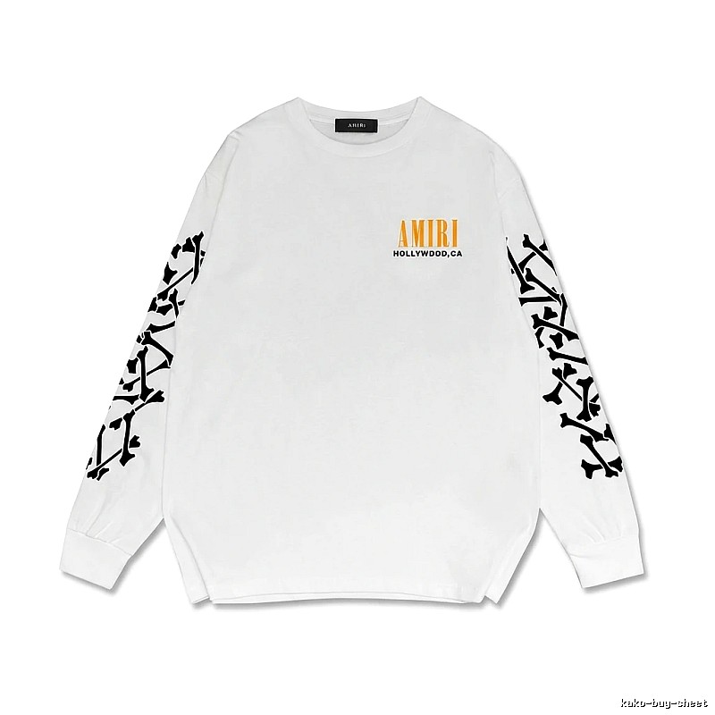 AMIRI Retro Style White Sweatshirt