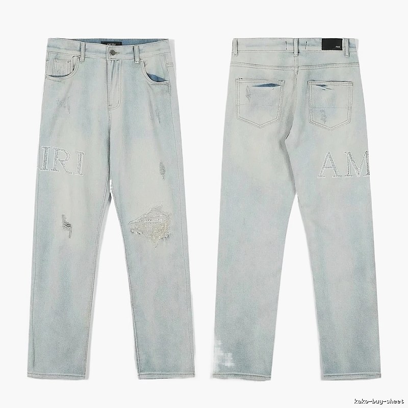 AMIRI Ripped Trendy and Cool Style Jeans