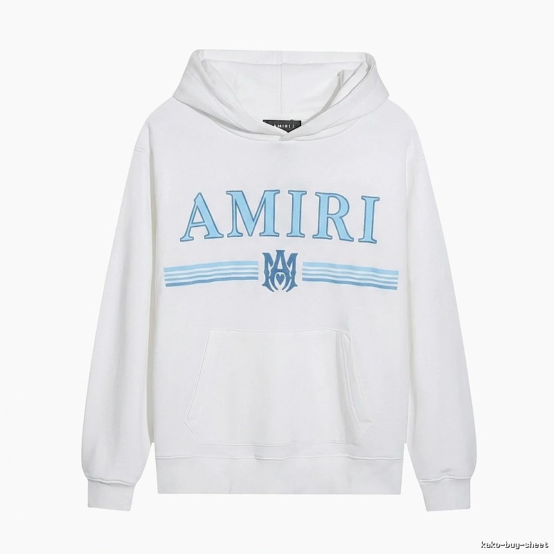 AMIRI simple style white hoodie
