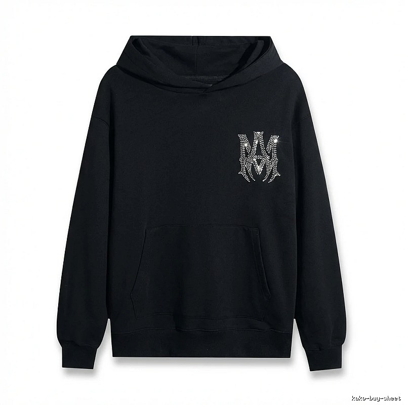 AMIRI's trendy and cool black hoodie