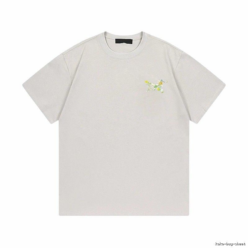 Arc'teryx Casual Light Grey Floral Short-sleeve T-shirt