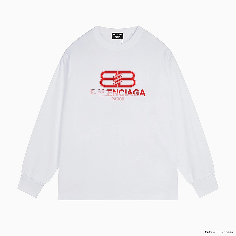Balenciaga BB Print White T-shirt