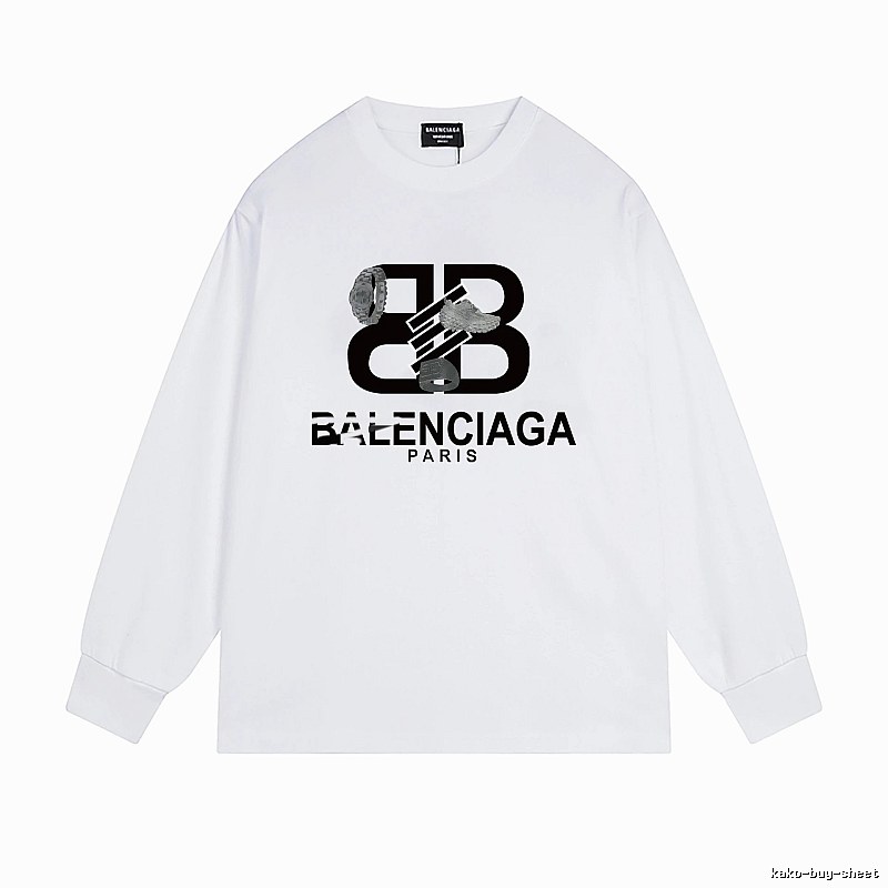 Balenciaga BB Series Simple White T-shirt