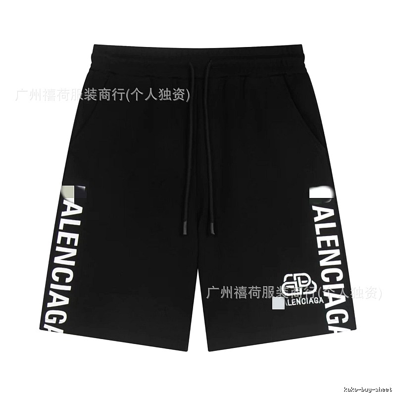 Balenciaga casual style black shorts