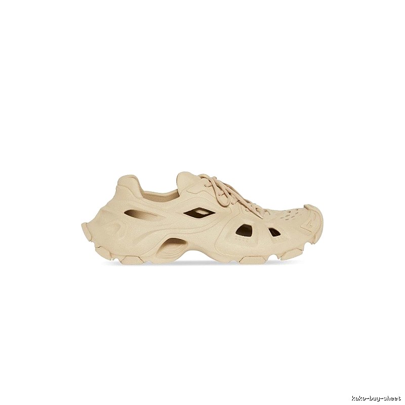Balenciaga Cream Slip-on Shape Beige Mule Sneaker for Photo Ready Styling
