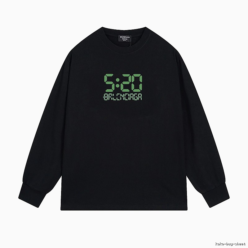 Balenciaga digital style black sweatshirt
