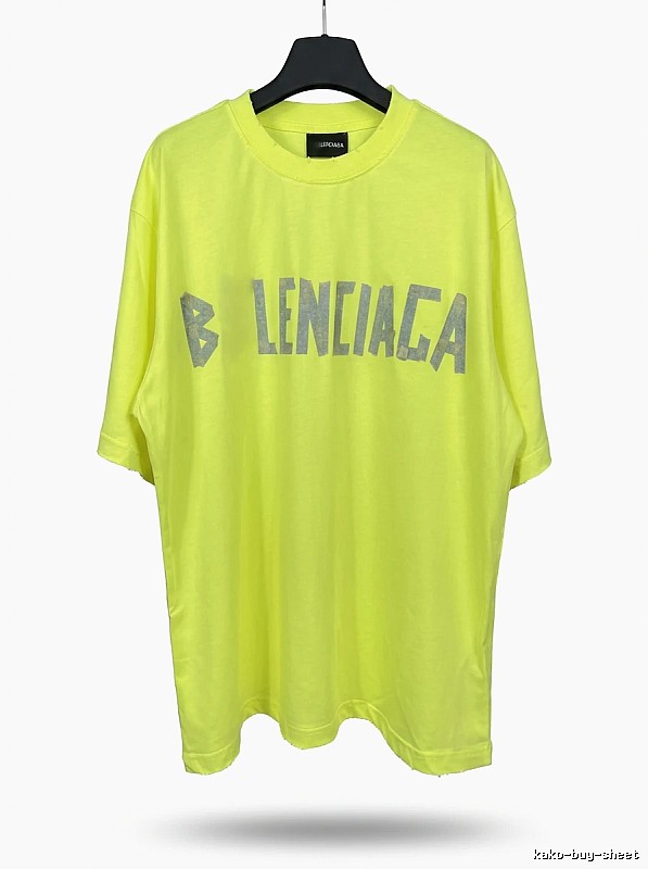 Balenciaga fluorescent style T-shirt