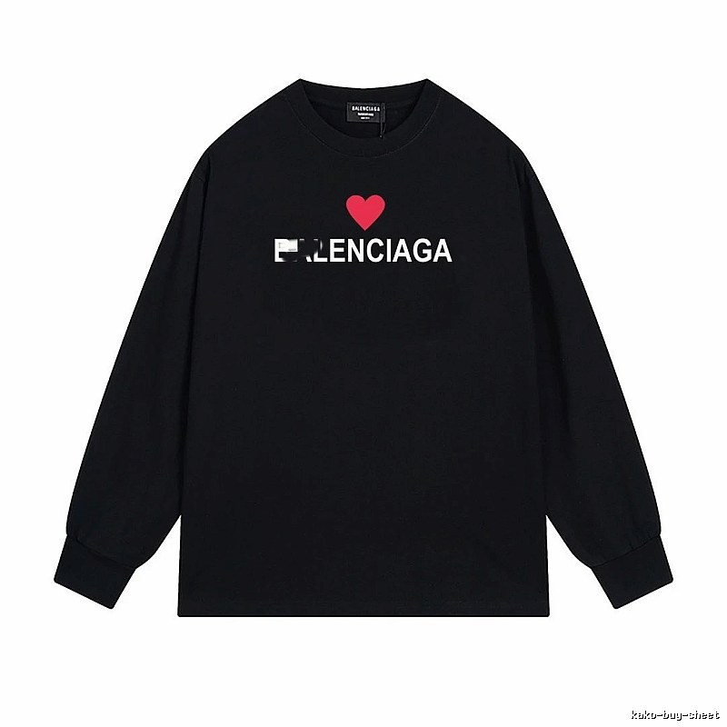 Balenciaga Love Simple Black T-shirt