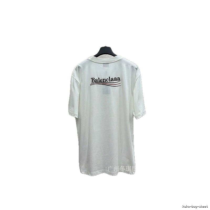Balenciaga minimalist style white T-shirt
