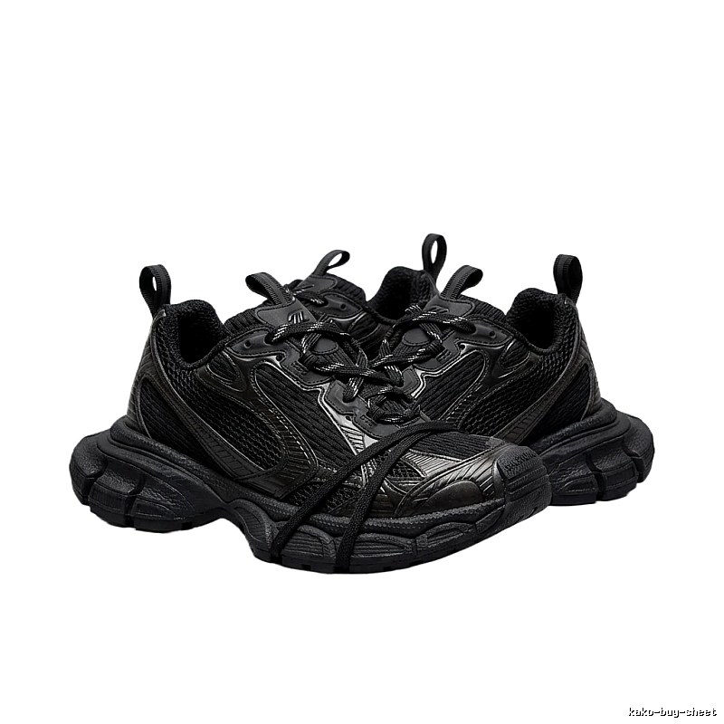Balenciaga retro black and grey sports shoes