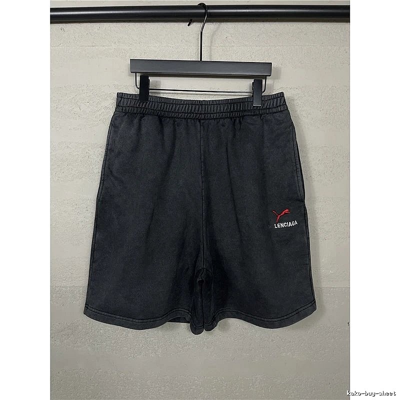 Balenciaga sporty black shorts