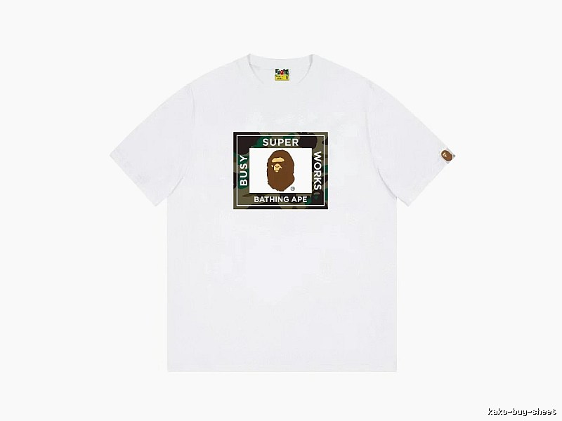 Bape Ape Head Camouflage Style Short-sleeve Shirt