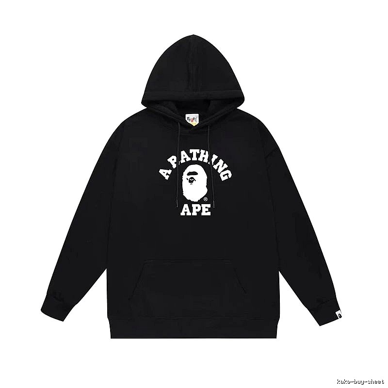 Bape Ape Head Simple Black Sweatshirt