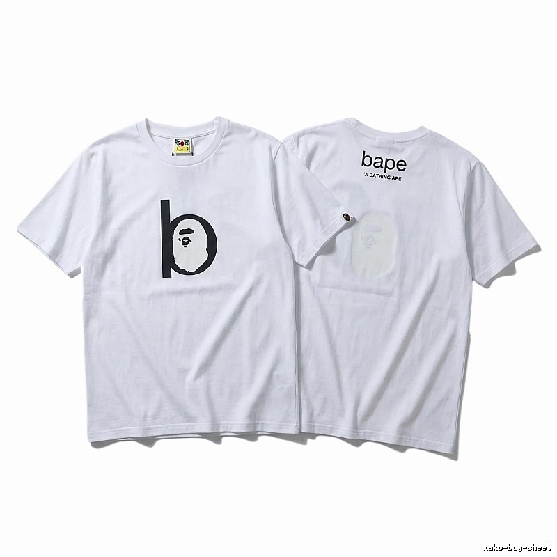 Bape Ape Head Simple White T-shirt