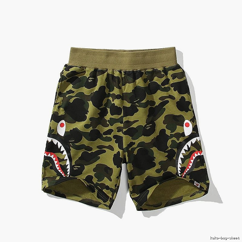 Bape Shark Camouflage Shorts