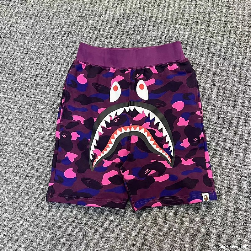 Bape Shark Camouflage Shorts