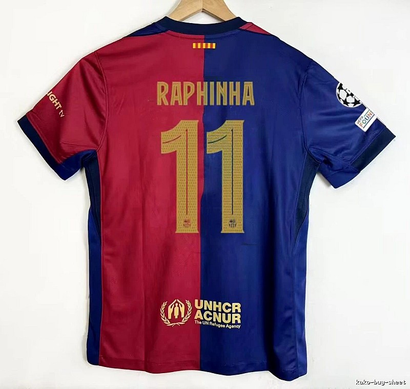 Barcelona Easy Match Gavi #6 soccer jersey Blue Red Barcelona for Everyday Use