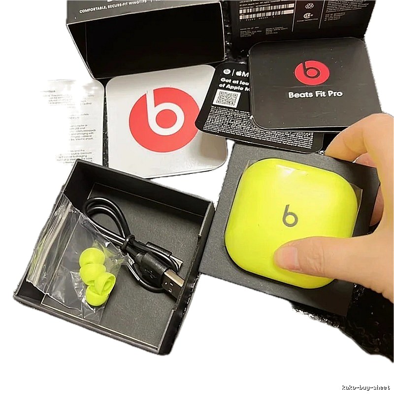 Beats Fit Pro Earbuds in Volt Yellow