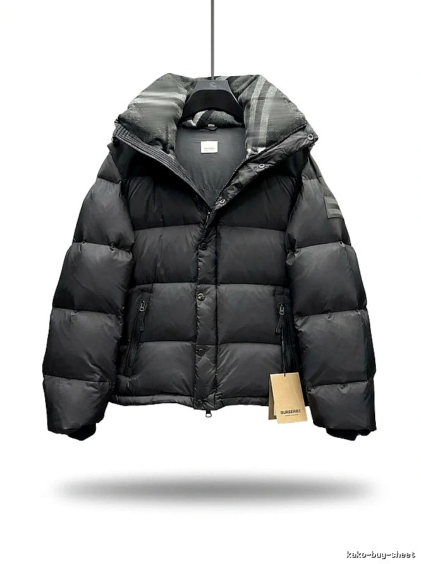 Black fashionable down jacket of Balenciaga