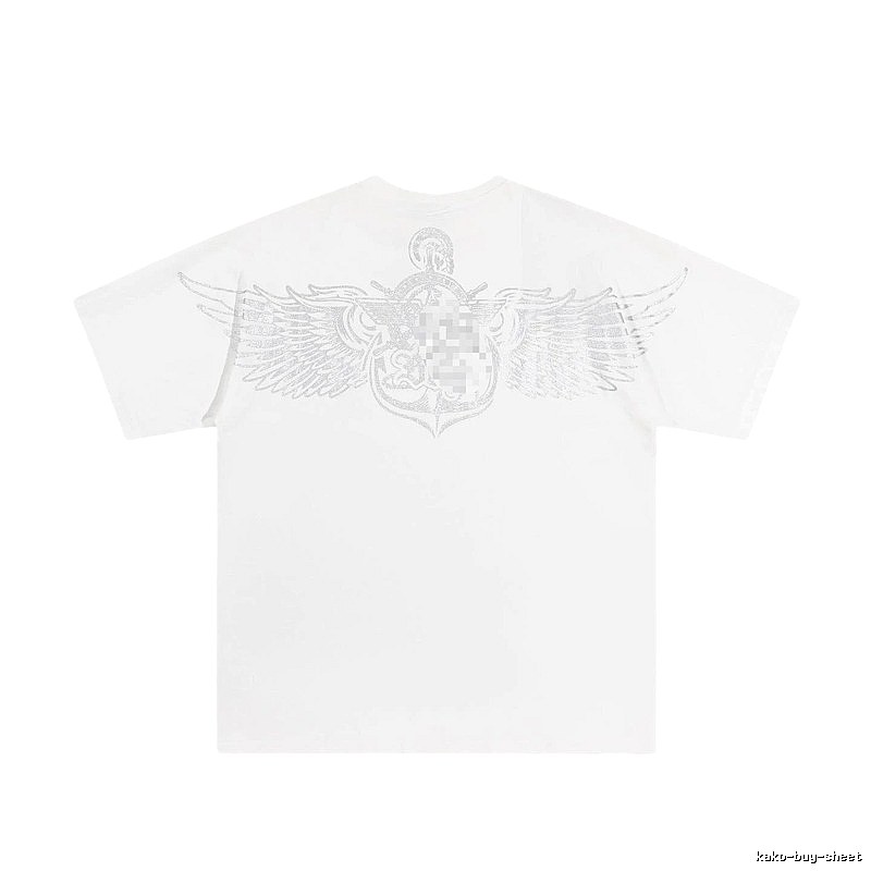 BOY Wing Print Street Style White T-Shirt