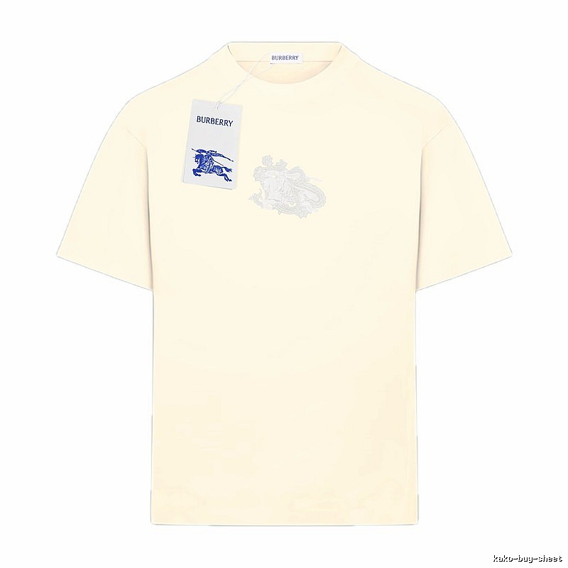 Burberry Knight Logo Minimalist Style T-shirt
