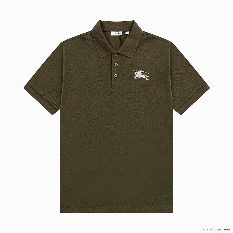 Burberry's retro-style polo shirt with the knight logo