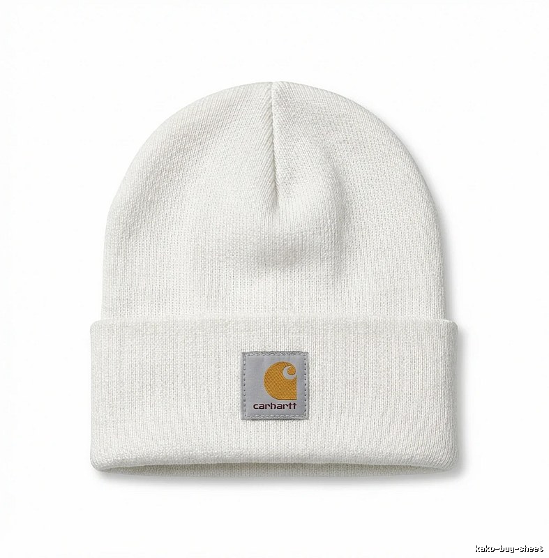 Carhartt classic simple style white hat
