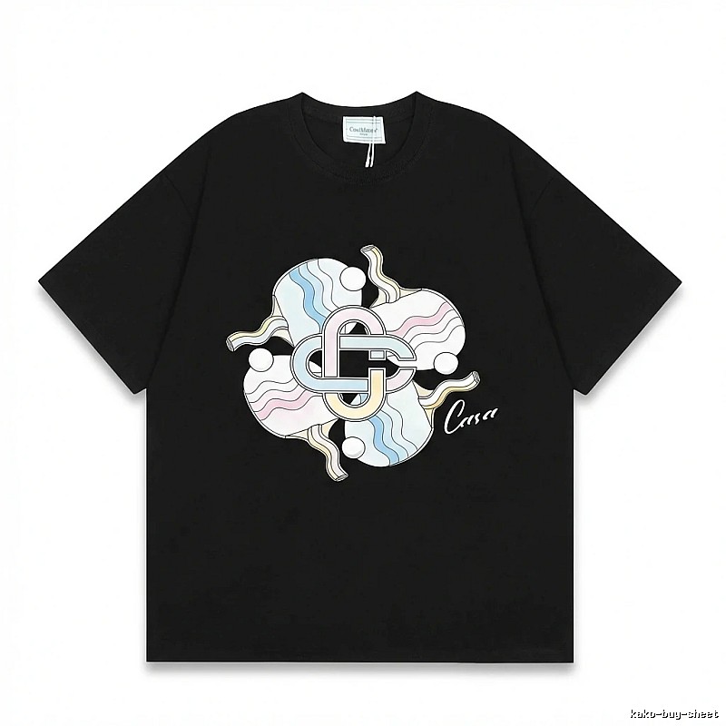 Casablanca Printed Trendy T - Shirt