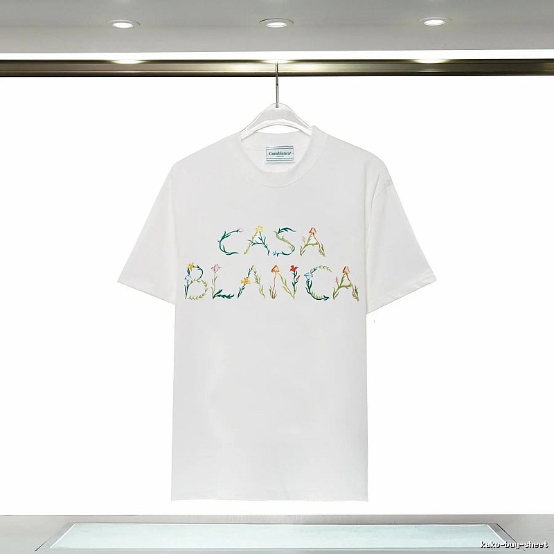 Casablanca - style printed white T - shirt