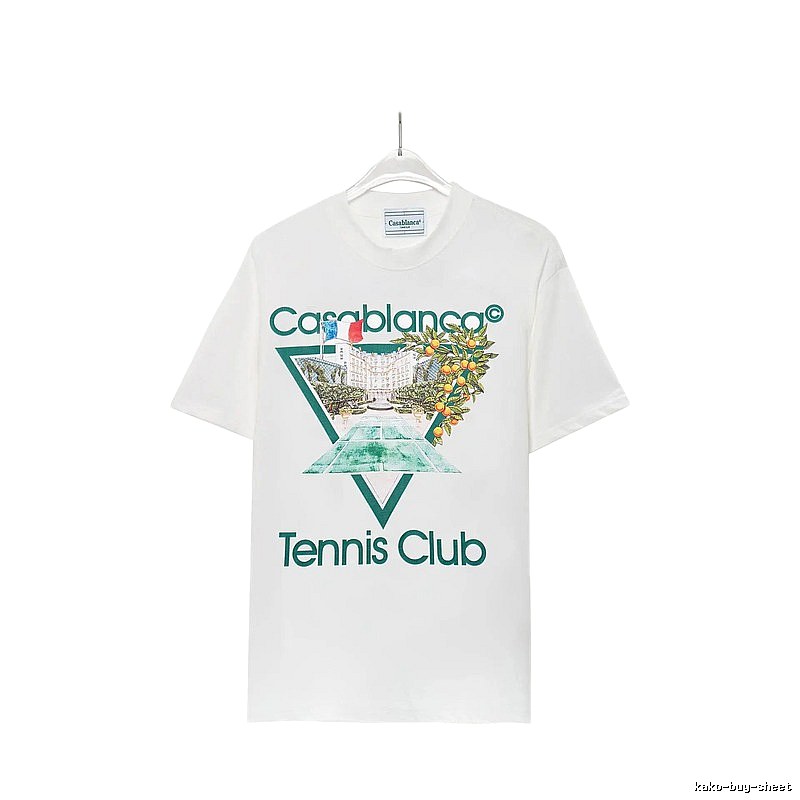 Casablanca Tennis Club White T-shirt