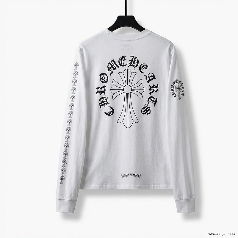 Chrome Hearts Cross Dark Style White T-shirt