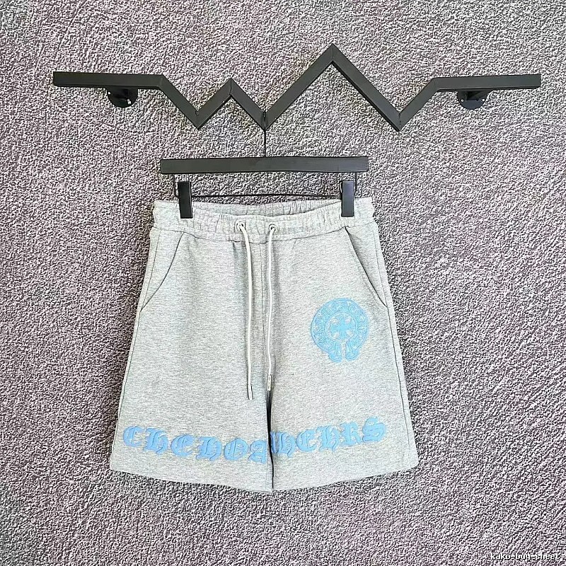 Chrome Hearts grey trendy brand shorts