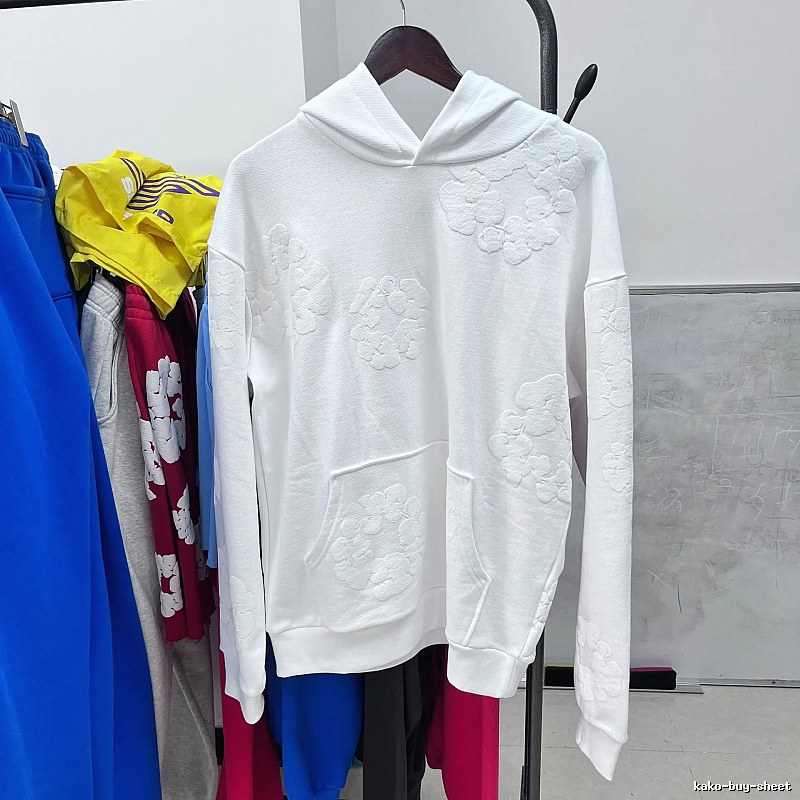 Clean White Minimal Pullover Hoodie