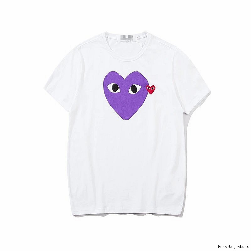 Comme des Garcons PLAY 2023-03 Style 2303 Heart Logo T-Shirt Campus Look