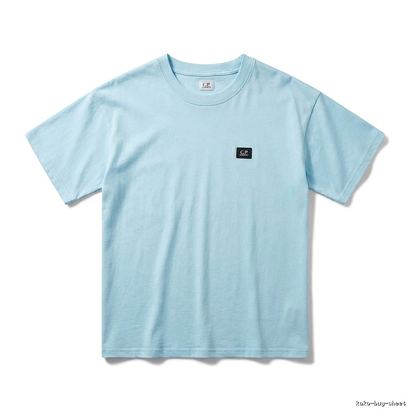 C.P. basic simple style light blue T-shirt