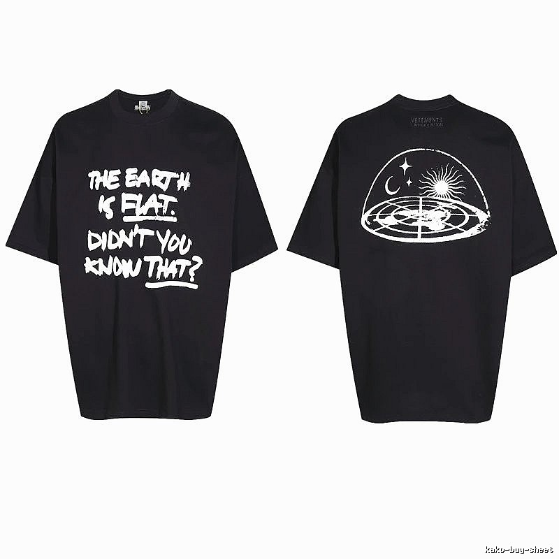 Daily Statement graphic T-shirt Black Colorful Lucky with Visual Detail