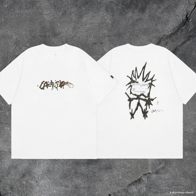 Denim Tears White Graphic T-Shirt Bold Graphic