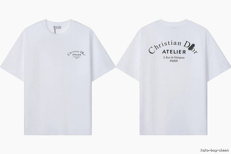 Dior Atelier Minimalist Style White T-Shirt