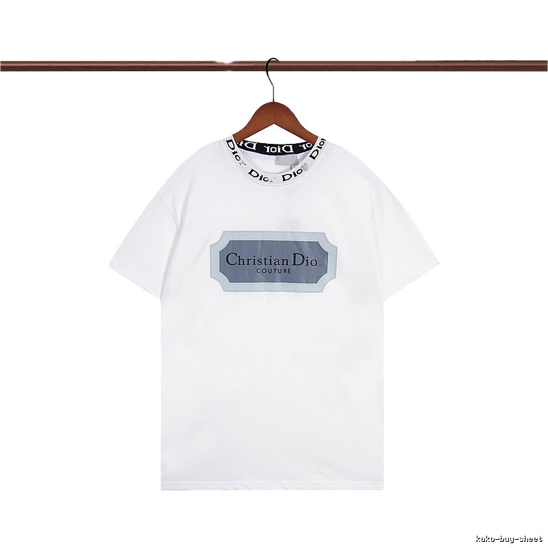 Dior Couture Minimalist Style White Short-sleeve T-shirt