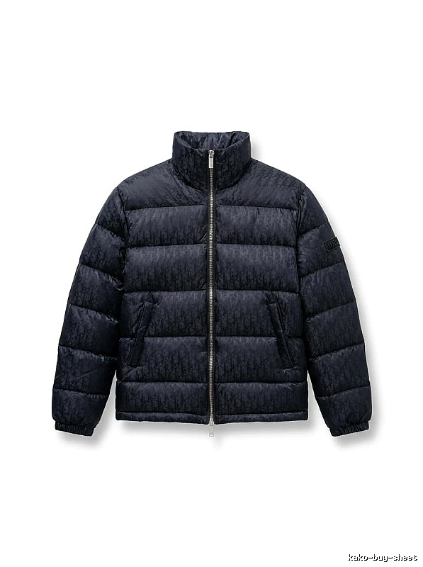 Dior's classic fashionable black down jacket